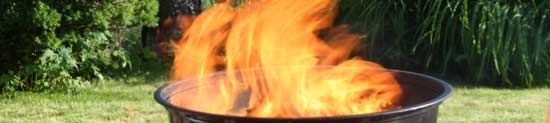 Grillflammen..